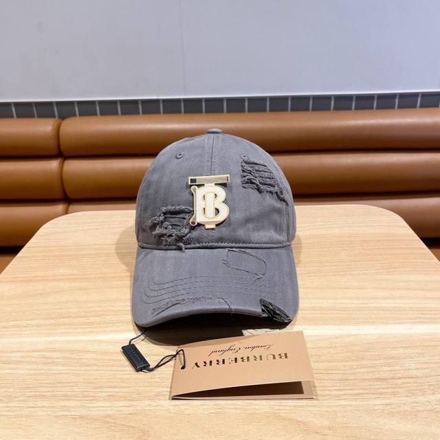 Burberry Baseball Cap Versatile New Accessory Multiple Color Options Hat Shape A