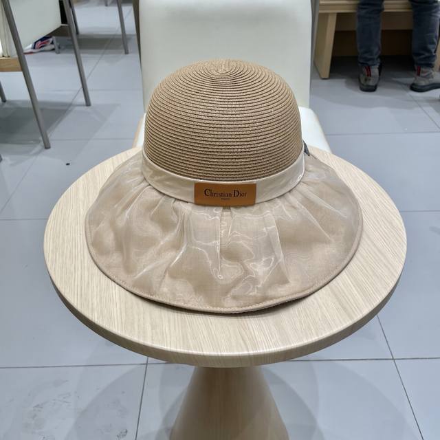 dior Dior Summer Sun Protection Sun Protection Anti-Ultraviolet Fisherman Hat