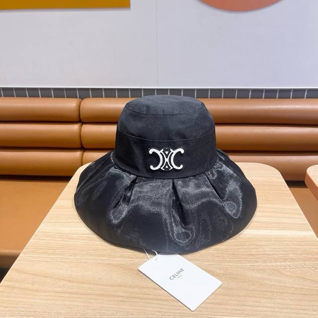 celine Celine's New Holiday-Style Bow-Knot Large-Brimmed Colored Plastic Suns