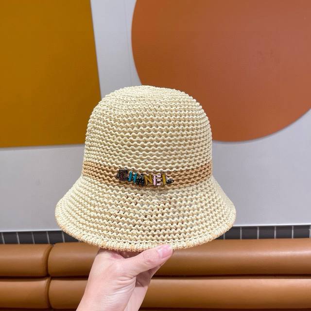 chanel Chanel Fisherman Hat Female Summer Internet Celebrity Japanese Knitted