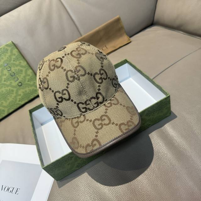With Packaging Bag Gucci New Original Baseball Cap With Big Double G Counter 1:1
