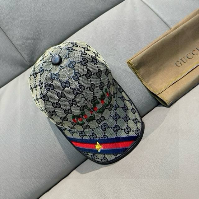 With Box Bag Gucci New Original Baseball Cap 1:1 Mold Customization Heavy Embroi