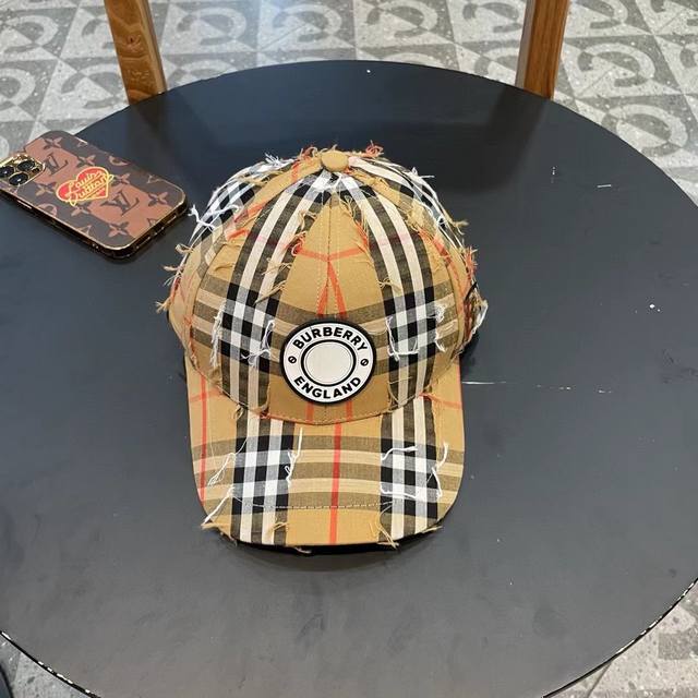 burberry Burberry New Original Embroidered Letters Baseball Cap Counter Hot S