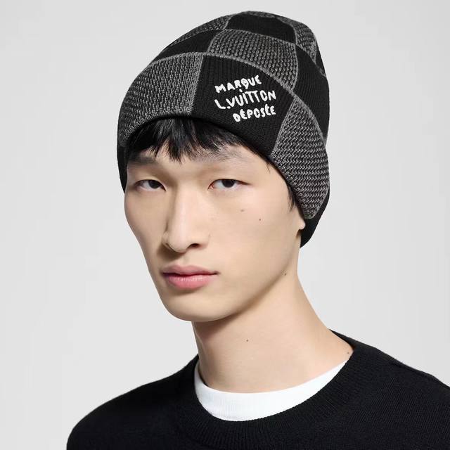 With Dust Bag Louis Vuitton Official Hot Selling Wool Knitted Beanie Fashionable