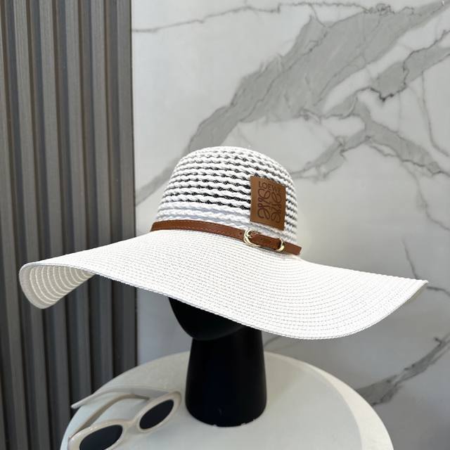 loewe Loewe Wide Brim Sun Hat Large Straw Hat Made Of Fine Straw Official Mod