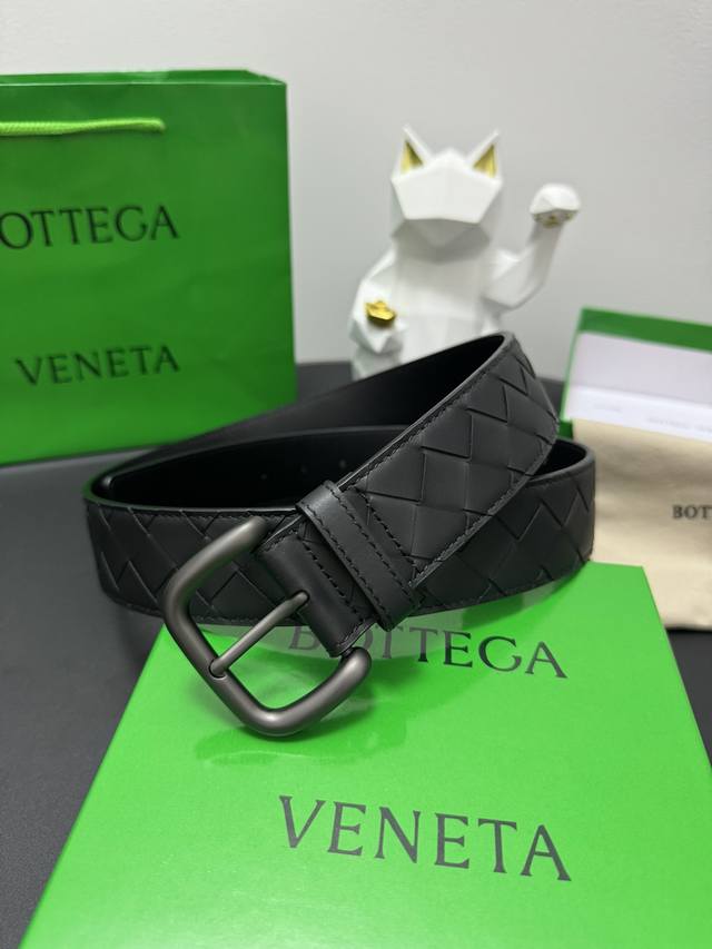 bottega Veneta 3.8Cm Handcrafted Simple Large Plaid Classic Work Every Detail