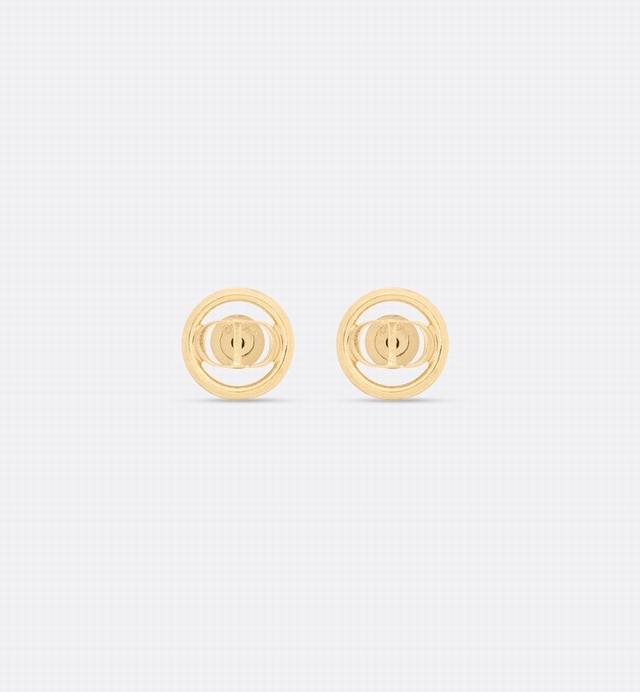 dior Earrings Hot Sale New Models Dior Round Gold Cd Earrings Retro And Advan
