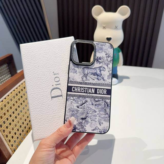 New Dior Dior Limited Edition Jungle Series Mobile Phone Case Diamond Camera Hig