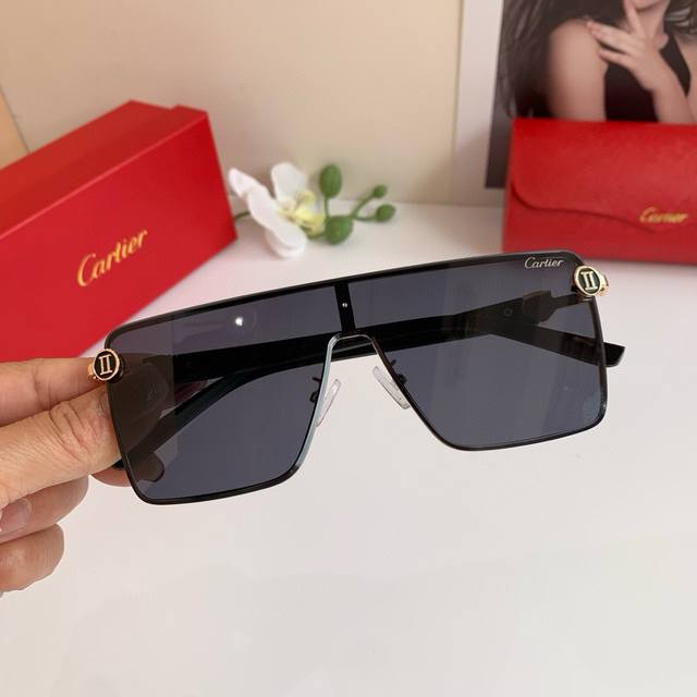 cartier New Cartier High-End Square Frame Glasses Fashionable And Handsome Tr