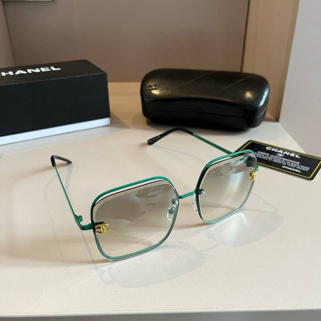 chane Chanel Fashion Frameless Sunglasses Lenses Top Luxury High Quality [Kis