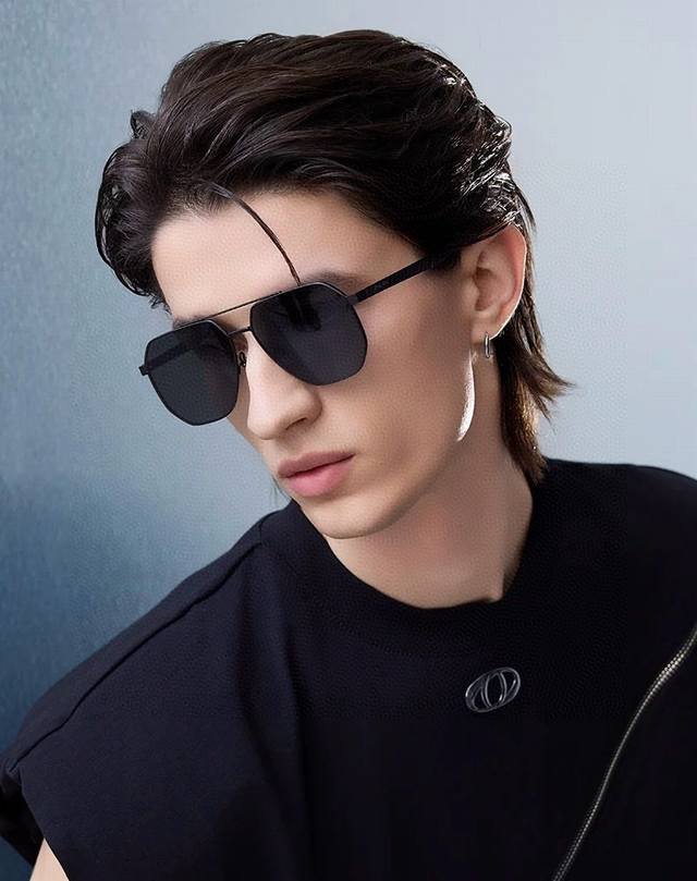 lv Men's Colorful Aviator Polarized Sunglasses Material Hd Nylon Thickened Ca