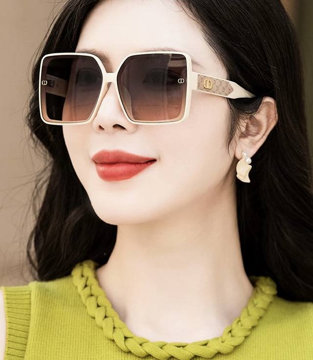 dior-Dior 2025 Spring New Trend Hot Fashion Square Frame Sunglasses High Qual
