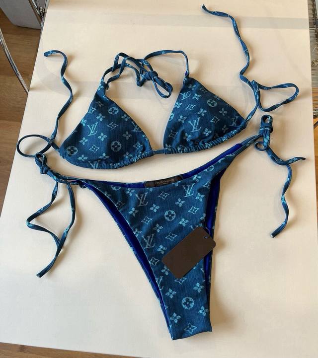 lv Louis Vuitton Bikini Top Is Super Cool. It Is Sold Simultaneously In Major