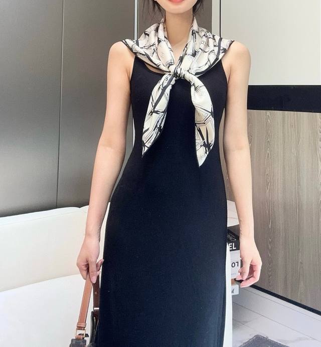 Chanel's New Silk Scarf Is Presented In The Form Of A Geometric Pattern Of Black