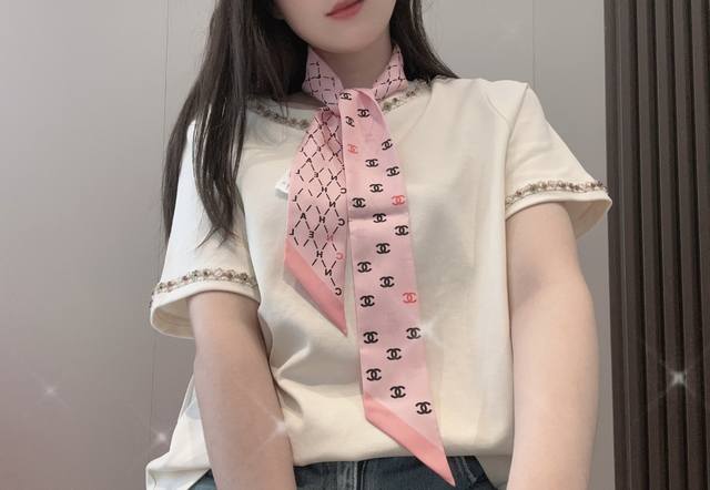 Chanel Twilly Scarf Is Here A Real Cutie Everyone Has Three And I Won't Stop The
