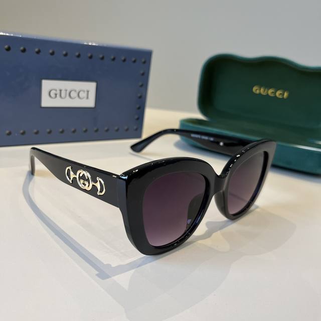 guccigucci Internet Celebrity Hot Sunglasses Sunshade Modify Face Shape Artif