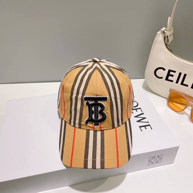 Classic Burberry Baseball Cap With Exquisite Details And Workmanship, Super Comf
