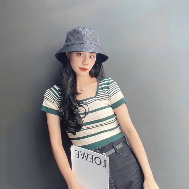 gucci Gucci New Counter Synchronous Double-Sided Bucket Hat Hot Sale Super Ea
