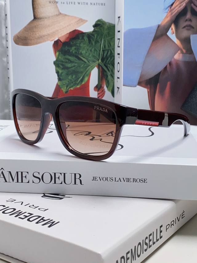 prada Prada New Men's European And American Sports Sunglasses Women's Anti-Ul