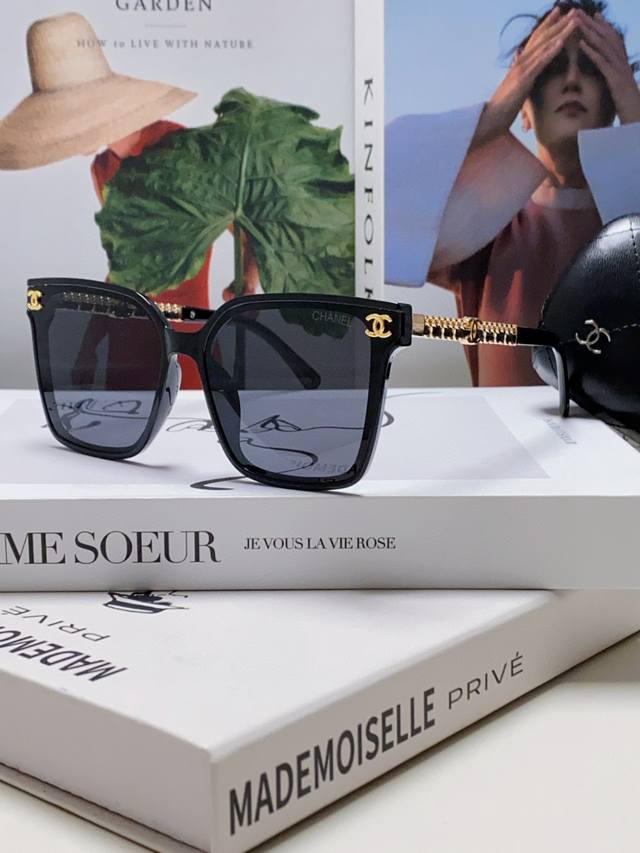 chanel Chanel 2025 New Trendy Fashion Square Frame Sunglasses Comfortable To