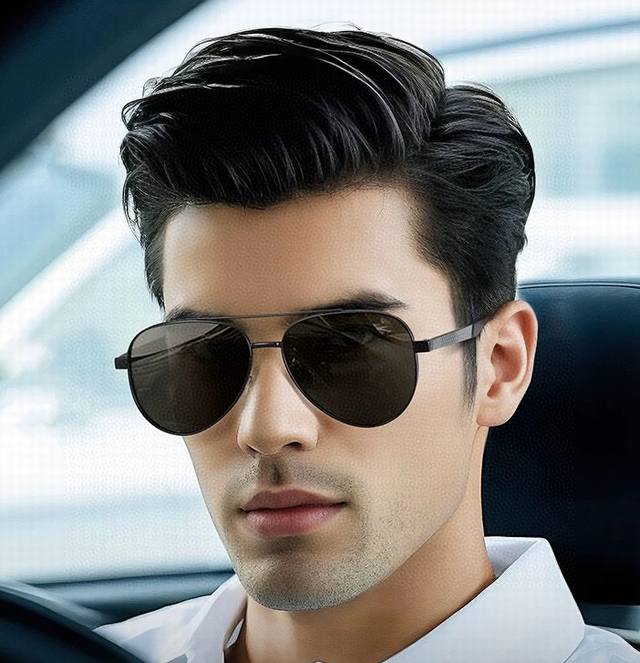 gucci Men's Colorful Aviator Polarized Sunglasses Material Hd Nylon Thickened
