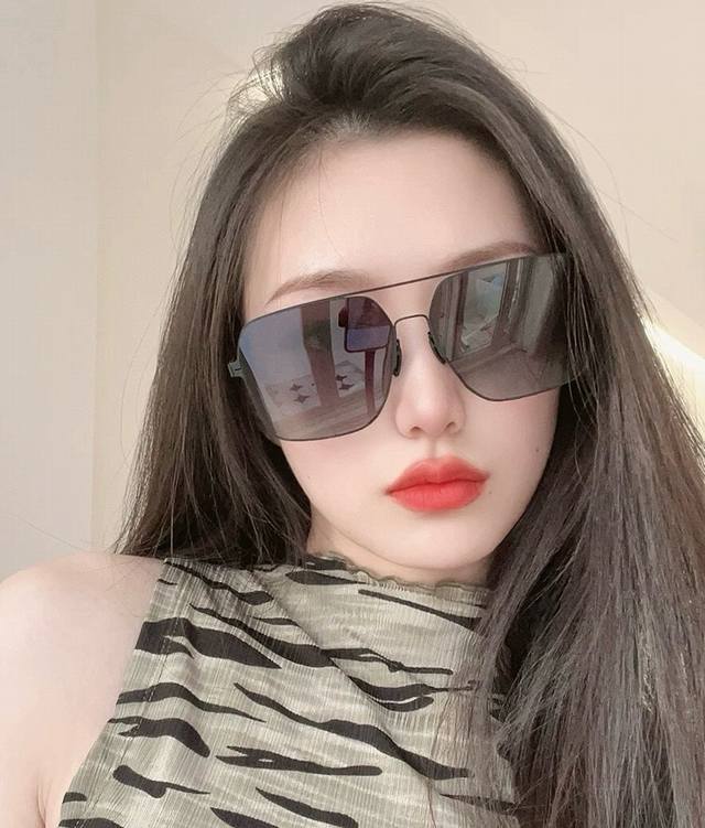 lv 2025 New Style Men And Women Couple Sunglasses Polygonal Sunglasses Ip Pla