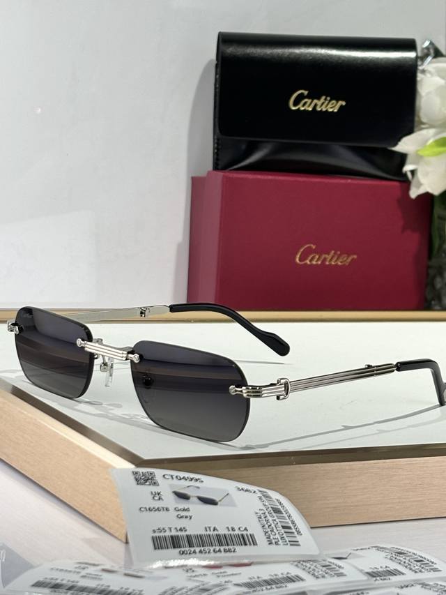 cartier Model Ct0499S Size 55 Mouth 18-145 With Folding Box