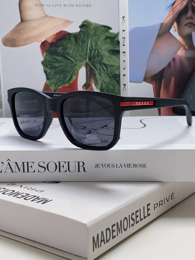 prada Prada Men's Driving 2025 New Prada Sunglasses Unisex Sunglasses Fashion