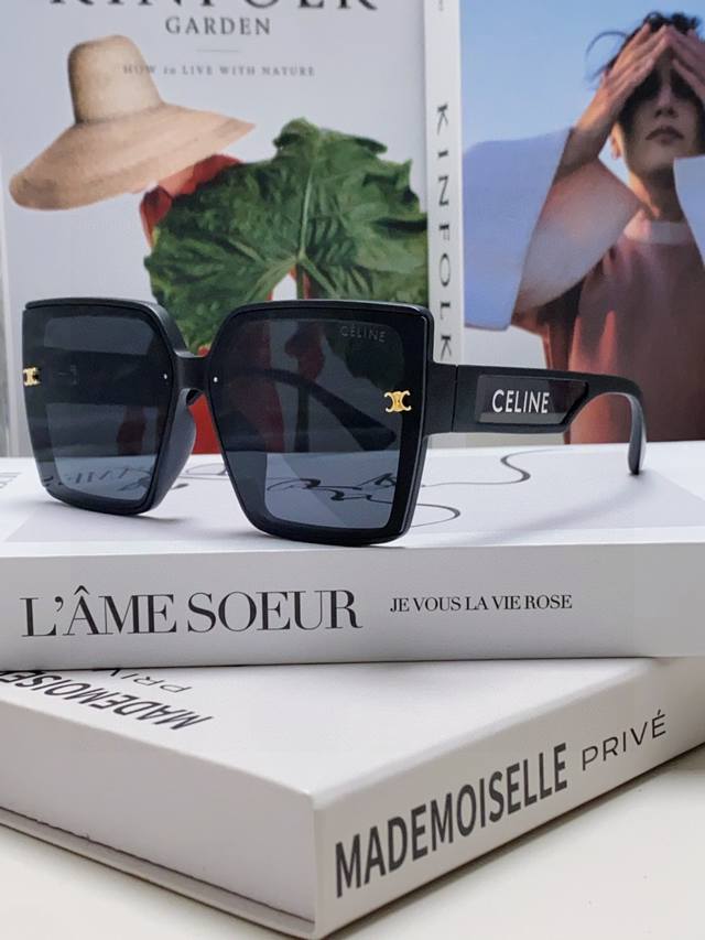 celine Sailin 2025 New Korean Version Large Frame Round Face Big Face Anti-Ul