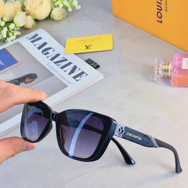 louis Vuitto* New Sunglasses Retro Small Frame Sunglasses Female Personality