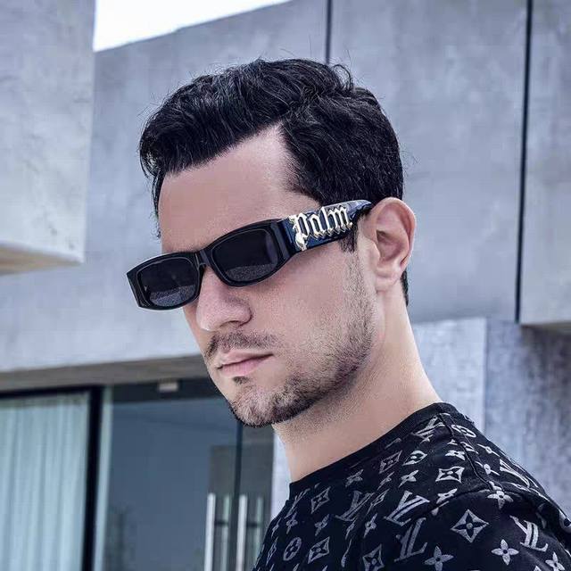 palm Angels Big Star Fashion Brand 2025 New Fashion Hip-Hop Style Sunglasses