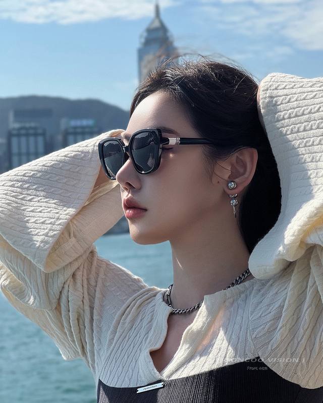 chanel Chanel 2025 New Trendy Fashion Square Frame Sunglasses Comfortable To