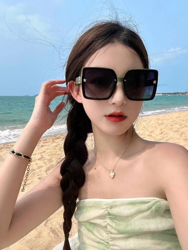 chanel Chanel 2025 New Trendy Fashion Square Frame Sunglasses Comfortable To