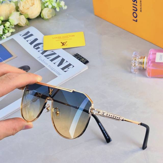 louis Vuitto*Fashion New Sunglasses, High Quality, High Texture, Versatile, T
