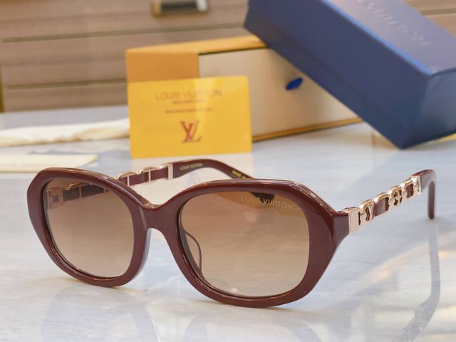 louis Vuitto* Louis Vuitton New Sunglasses High Version Model Z2649W Size 53
