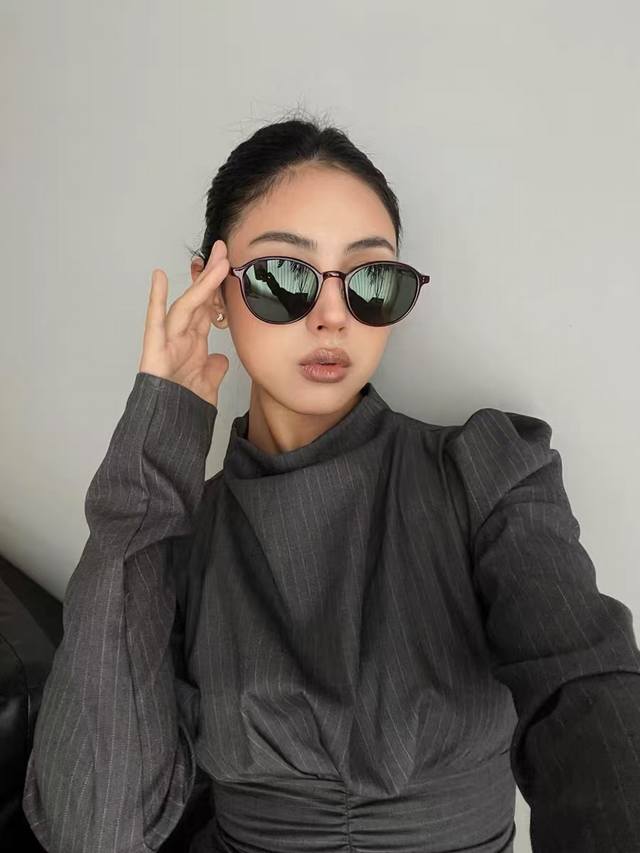 fakeme New Quality Plate Size 53 23-146 Round Frame Sunglasses Retro And Fash