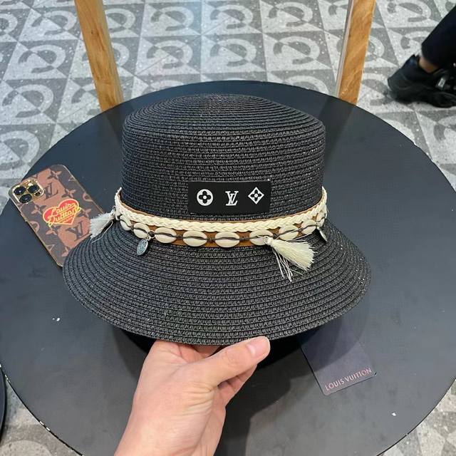 lv Louis Vuitton's New National Style Bucket Straw Hat Is A Must-Have For Goi