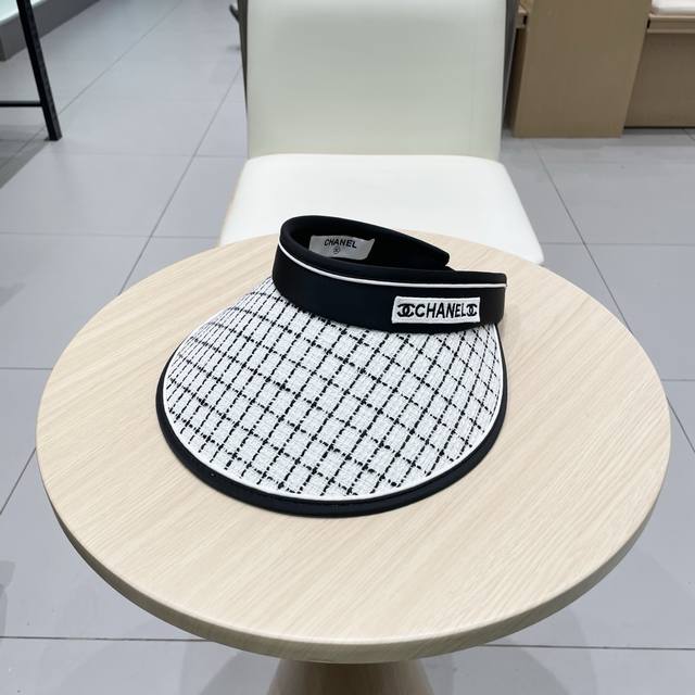 chanel Chanel Hollow Top Headband Sun Hat