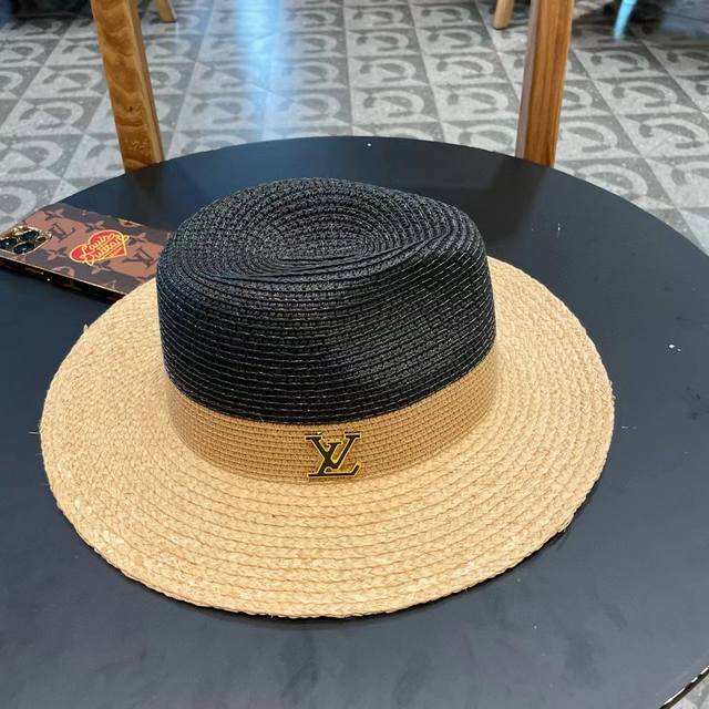lv Louis Vuitton's New Raffia Straw Hat Is A Must-Have For Going Out, It's Ea