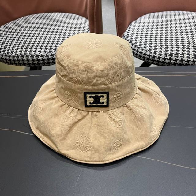 celine2025 Celine New Style Fisherman Hat Female Spring And Summer Sun Hat Ko