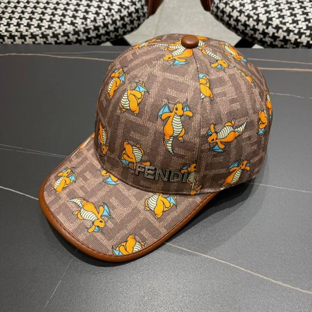 fendi Fendi 2025 New Baseball Cap Purchasing Version Fashionable Trend High-E