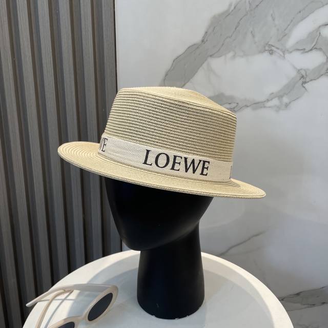 Chanel High-End Flat-Top Straw Hat Versatile And Suitable For All Face Shapes Fl