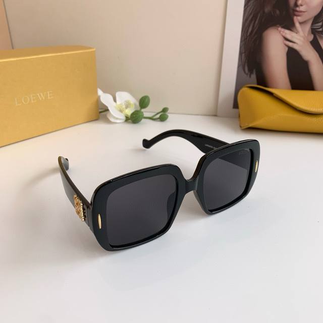 loewe Loewe New Retro Fashion Square Frame Sunglasses Xiaohongshu Internet Ce