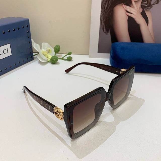 gucci Gucci 2025 New Men's And Women's Sunglasses Large Frame Men's And Women