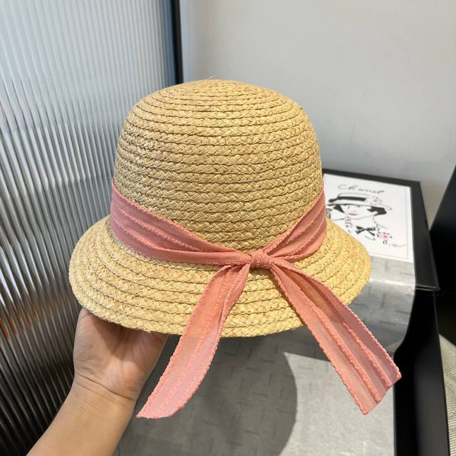 dior Winter Olympics 2025 Summer Hat Straw Hat Small Fresh Head Circumference