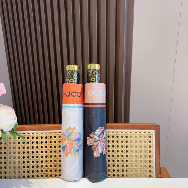 gucci Gucci Three-Fold Automatic Folding Umbrella Fashionable Original Oem Qu