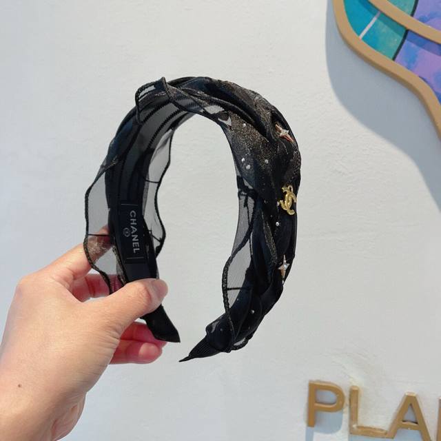 With Packaging Chanel Chanel's Latest Xiaochan Headband Retro Headband Popular O