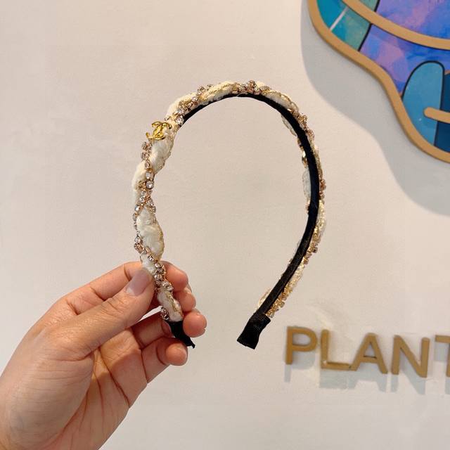 With Packaging Chanel Chanel's Latest Xiaoxiang Headband Retro Headband Popular
