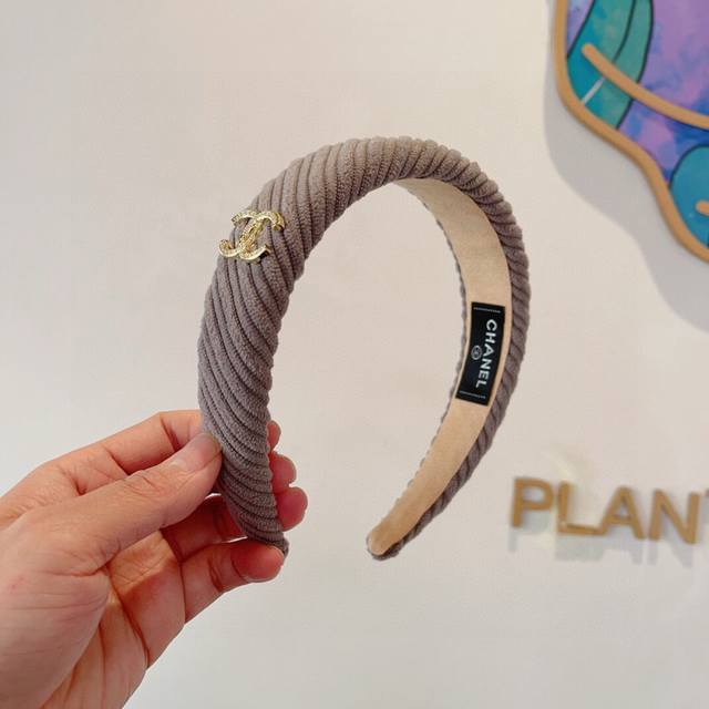 With Packaging Chanel Chanel's Latest Xiaochan Headband Retro Headband Popular O