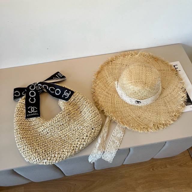 chanel Chanel Straw Hat